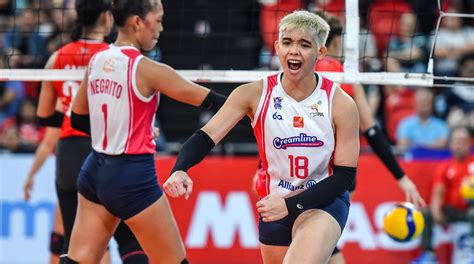 Creamline beats Chery Tiggo three sets to reach PVL Finals.